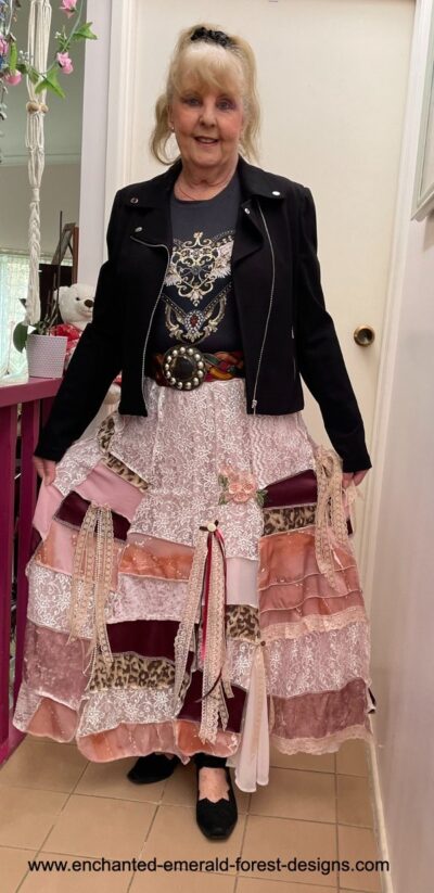 Bohemian Gypsy Patchwork Skirt