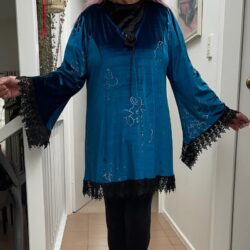 Jade Velvet Tunic